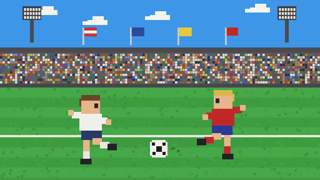 Retro Kick — pixel football